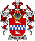 Irish Family Coat of Arms (v.25b) Wilkinson