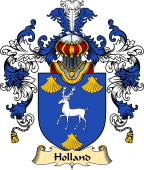 Irish Family Coat of Arms (v.25a) Holland