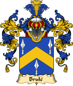 French Family Coat of Arms (v.25) Brulley or Brulé