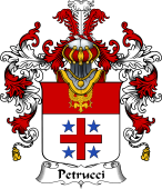 Italian Family Coat of Arms (v.25b) Petrucci