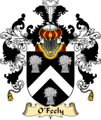 Irish Family Coat of Arms (v.25a) O'Feely
