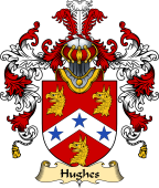 Irish Family Coat of Arms (v.25a) Hughes