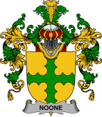 Irish Family Coat of Arms (v.25b) Noone or O'Noone