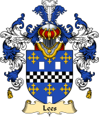 Irish Family Coat of Arms (v.25a) Lees or MacAleese