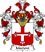 Italian Family Coat of Arms (v.25b) Marioni