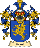 Italian Family Coat of Arms (v.25a) Grassi