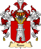 Italian Family Coat of Arms (v.25a) Rosso
