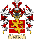 French Family Coat of Arms (v.25) Labbé