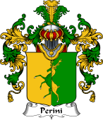 Italian Family Coat of Arms (v.25b) Perini