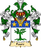 French Family Coat of Arms (v.25) Faure