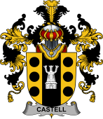 Irish Family Coat of Arms (v.25b) Castell
