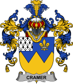 Irish Family Coat of Arms (v.25b) Cramer