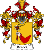 Italian Family Coat of Arms (v.25b) Bracci