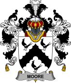 Irish Family Coat of Arms (v.25b) Moore