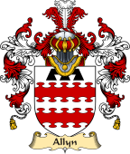 Irish Family Coat of Arms (v.25a) Allyn