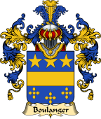 French Family Coat of Arms (v.25) Boulanger