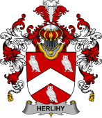 Irish Family Coat of Arms (v.25b) Herlihy or O'Herlihy