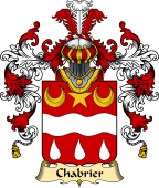 French Family Coat of Arms (v.25) Chabrier