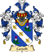 Italian Family Coat of Arms (v.25a) Cardelli