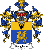 Italian Family Coat of Arms (v.25b) Borghese