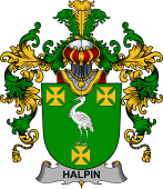 Irish Family Coat of Arms (v.25b) Halpin or O'Halpin