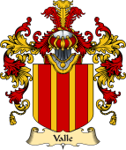 Italian Family Coat of Arms (v.25a) Valle
