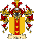 Italian Family Coat of Arms (v.25a) Petrone