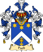 Italian Family Coat of Arms (v.25a) Paoli