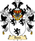 Irish Family Coat of Arms (v.25a) Denn