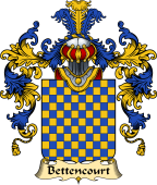 French Family Coat of Arms (v.25) Bettencourt