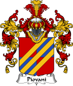 Italian Family Coat of Arms (v.25b) Piovani