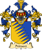 Italian Family Coat of Arms (v.25a) Petrucci