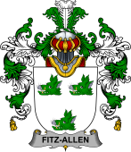 Irish Family Coat of Arms (v.25b) Fitz-Allen
