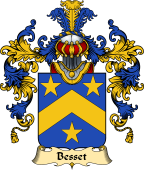 French Family Coat of Arms (v.25) Besset