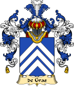 French Family Coat of Arms (v.25) Gras (de)