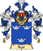 French Family Coat of Arms (v.25) Réal