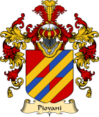 Italian Family Coat of Arms (v.25a) Piovani