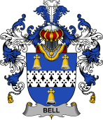 Irish Family Coat of Arms (v.25b) Bell