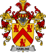 Irish Family Coat of Arms (v.25b) Hamline