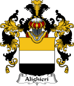 Italian Family Coat of Arms (v.25b) Alighieri