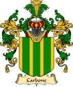 Italian Family Coat of Arms (v.25a) Carbone