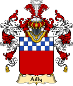 French Family Coat of Arms (v.25) Ailly