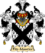 Irish Family Coat of Arms (v.25a) Fitz-Maurice