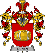 Irish Family Coat of Arms (v.25b) Ronan or O'Ronan