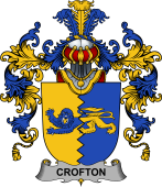 Irish Family Coat of Arms (v.25b) Crofton