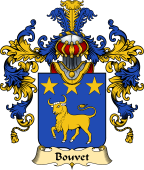 French Family Coat of Arms (v.25) Bouvet