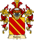 French Family Coat of Arms (v.25) Estève
