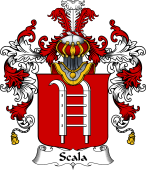 Italian Family Coat of Arms (v.25b) Scala