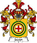 Italian Family Coat of Arms (v.25b) Jacopi