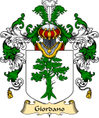 Italian Family Coat of Arms (v.25a) Giordano